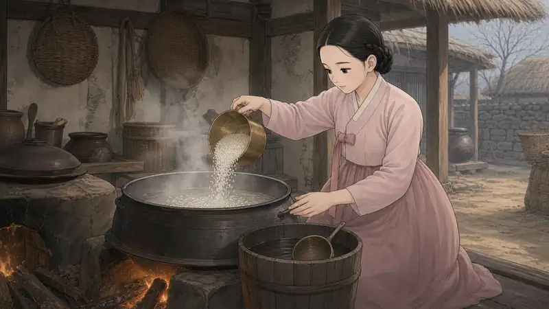 조선 야담 장면 009 - 어머니의 놋쇠 됫박