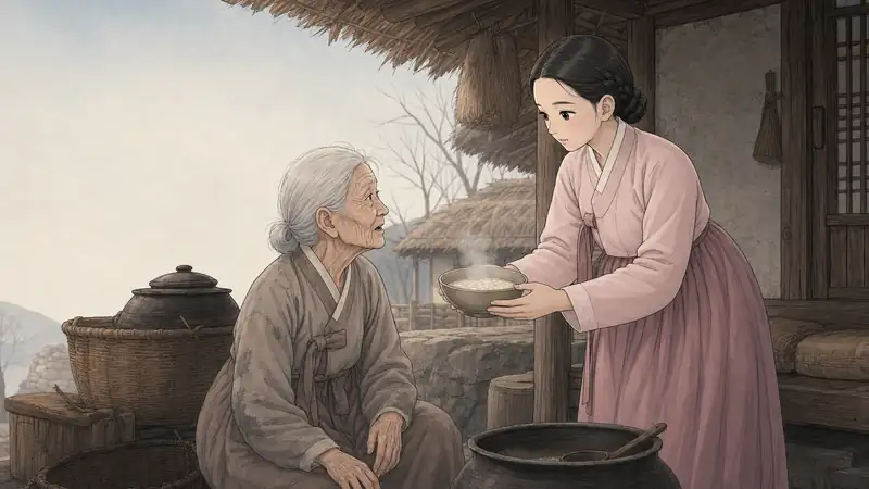 조선 야담 장면 010 - 할머니 먼저