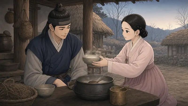 조선 야담 장면 019 - 정월의 몫까지
