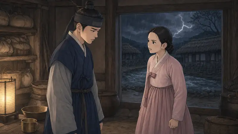 조선 야담 장면 024 - 집에만 있으라고