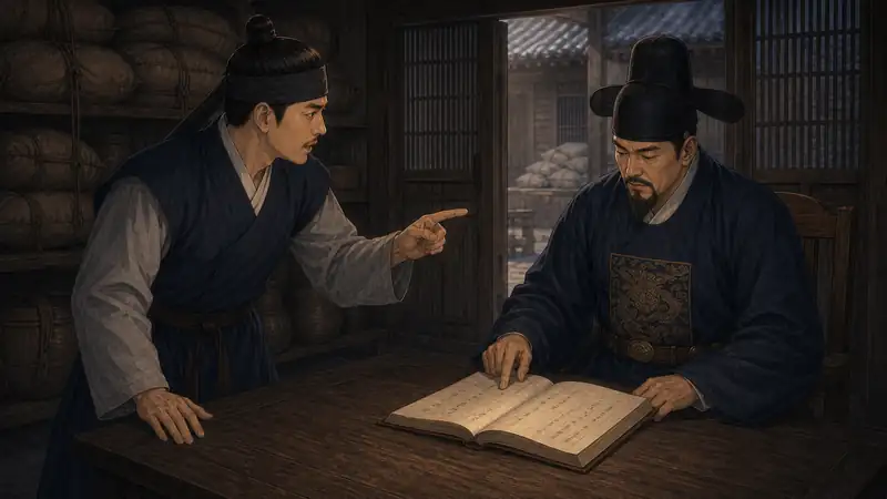 조선 야담 장면 037 - 떠난 아들