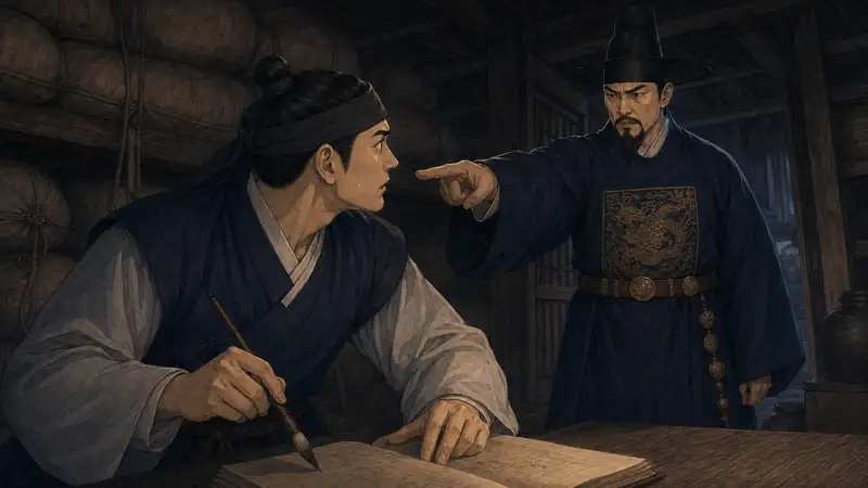 조선 야담 장면 039 - 베끼기만 하게