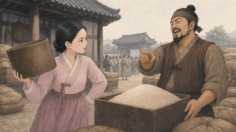 조선 야담 장면 046 - 정말 한 말입니까