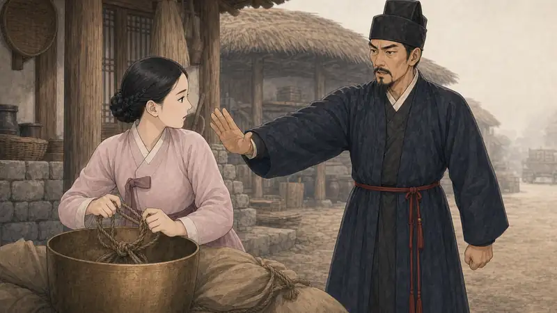 조선 야담 장면 047 - 다시 재겠습니다