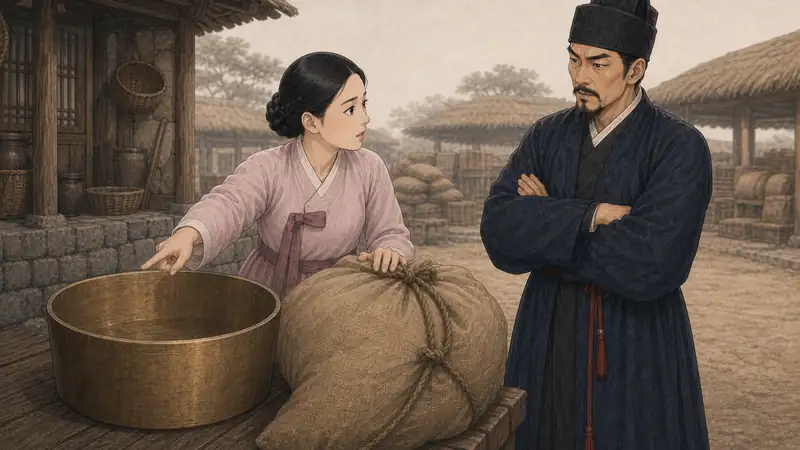 조선 야담 장면 048 - 같은 솥 같은 됫박