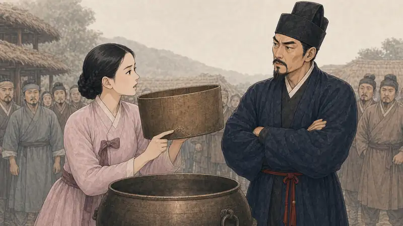 조선 야담 장면 049 - 흔들리지 않는 설명