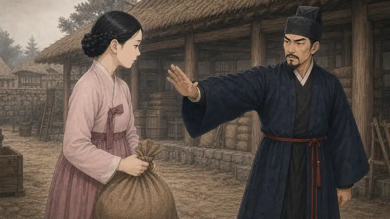 조선 야담 장면 050 - 돌아가라는 명령