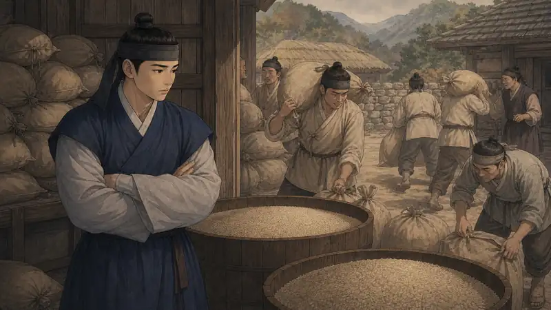 조선 야담 장면 060 - 스무 말의 무게