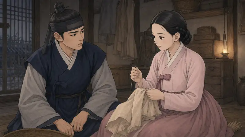 조선 야담 장면 071 - 먼 길을 떠난다면