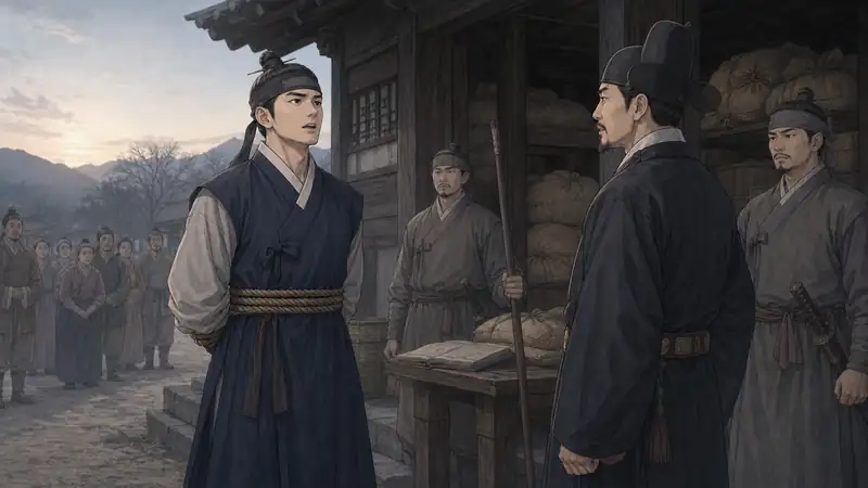 조선 야담 장면 076 - 석우의 결백 주장