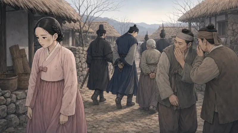 조선 야담 장면 080 - 퍼지는 악성 소문