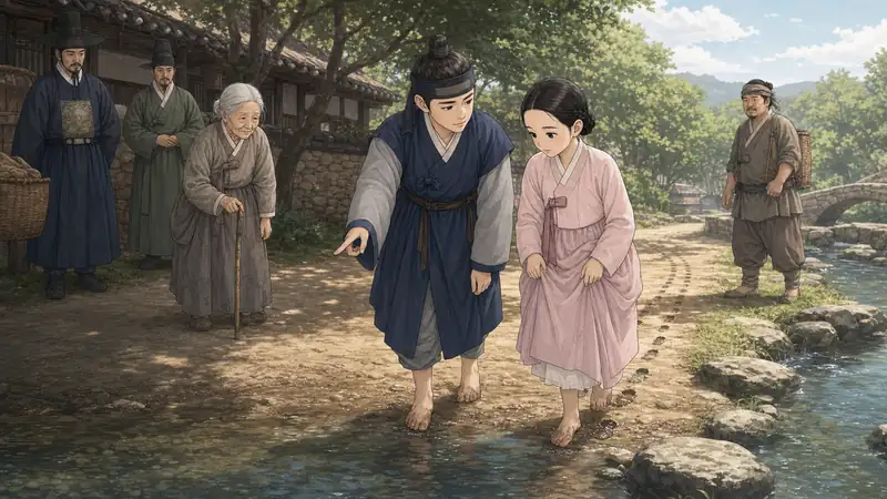 조선 야담 장면 090 - 어린 시절의 약속