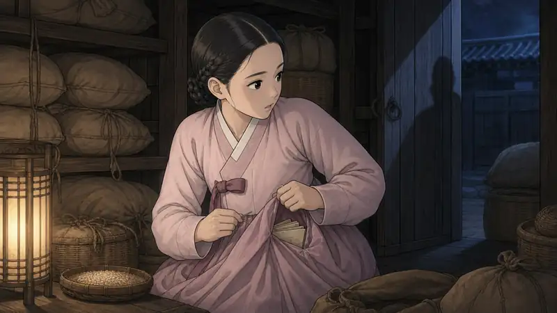 조선 야담 장면 096 - 낯선 발소리
