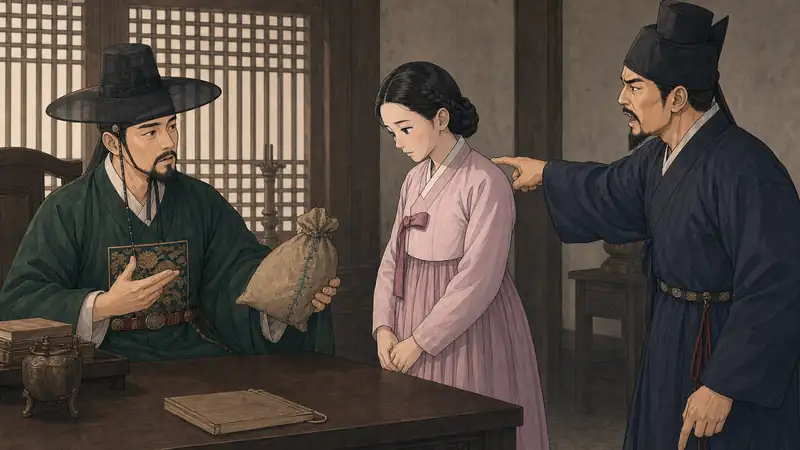 조선 야담 장면 110 - 빈 자루일 가능성
