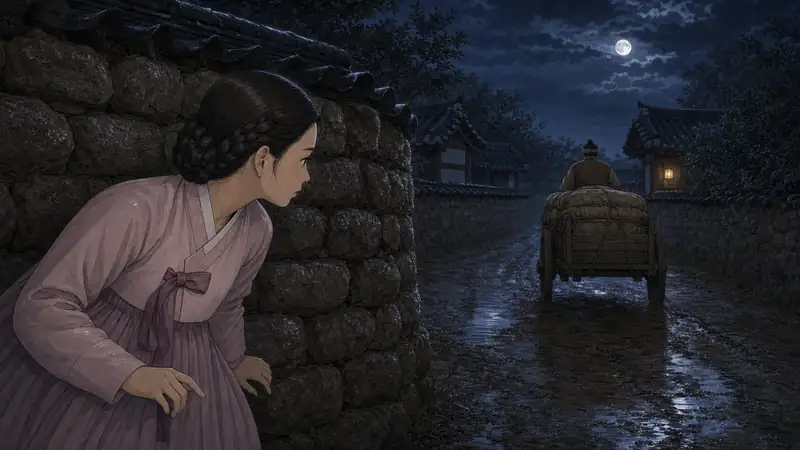 조선 야담 장면 112 - 두 번째 미행