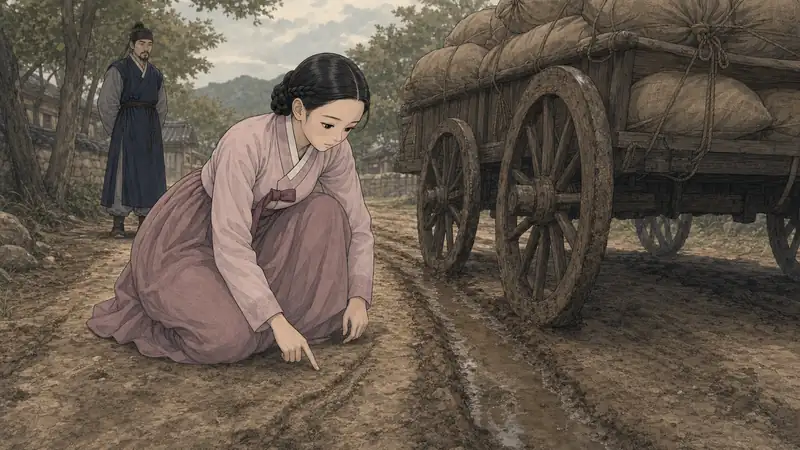 조선 야담 장면 113 - 얕은 바퀴 자국