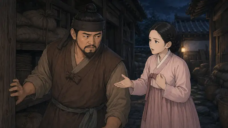 조선 야담 장면 119 - 진짜 도둑을 두려워하다