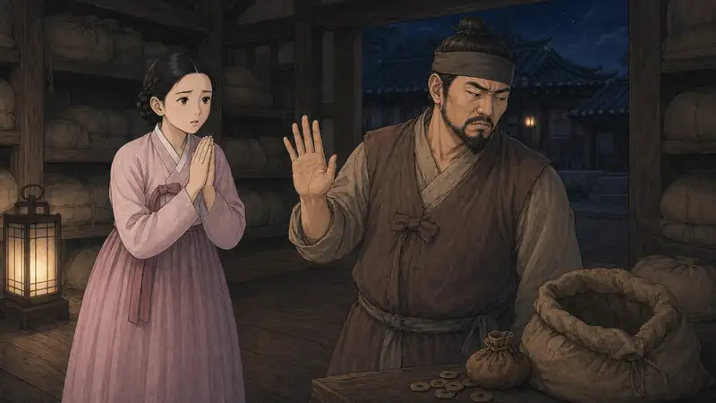 조선 야담 장면 122 - 증언을 거부하는 봉구