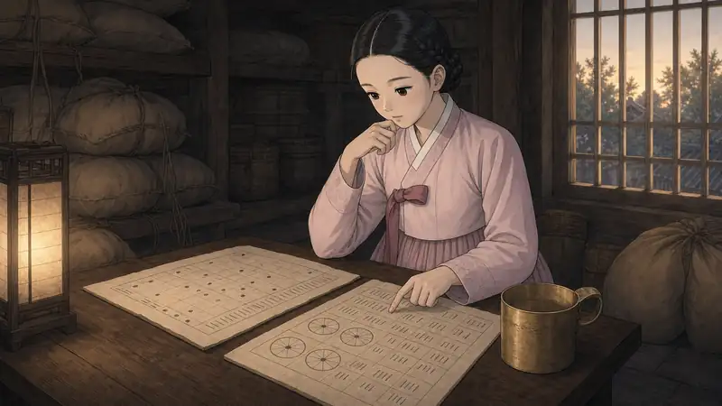 조선 야담 장면 139 - 두 기록을 맞추다