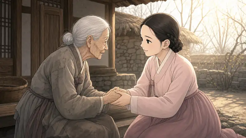 조선 야담 장면 143 - 곰례의 연대