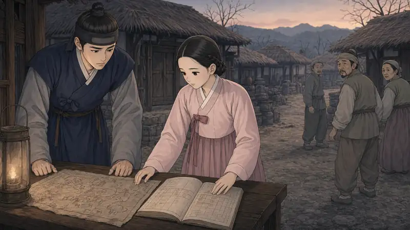 조선 야담 장면 155 - 가짜 수령인들