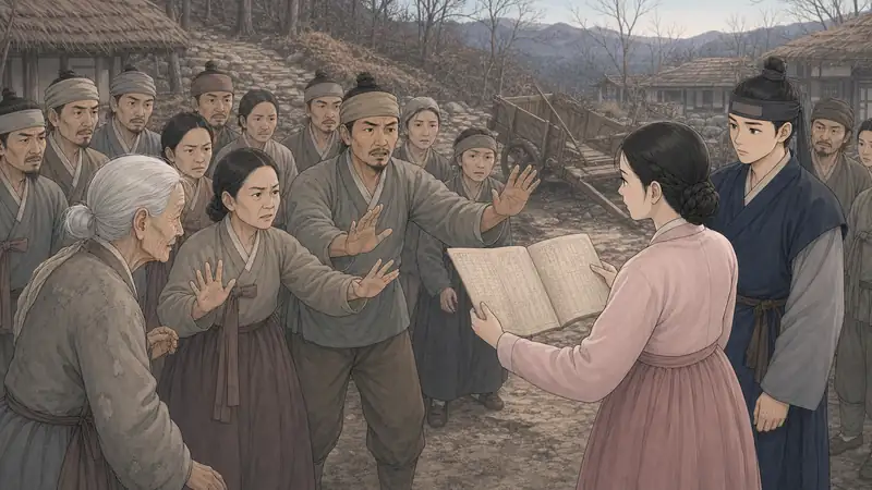 조선 야담 장면 158 - 거짓 수레 기록