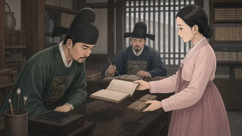 조선 야담 장면 162 - 추가로 내민 기록