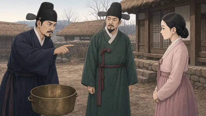 조선 야담 장면 163 - 윤 호장의 반박