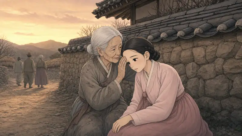 조선 야담 장면 177 - 곰례의 위로