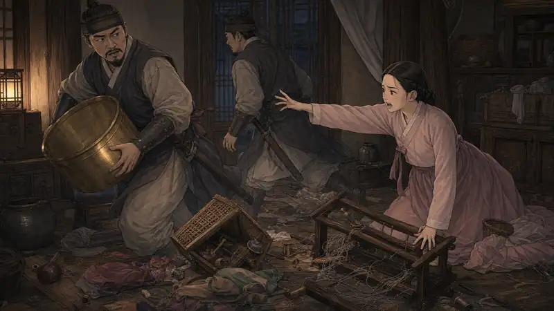 조선 야담 장면 180 - 빼앗긴 됫박