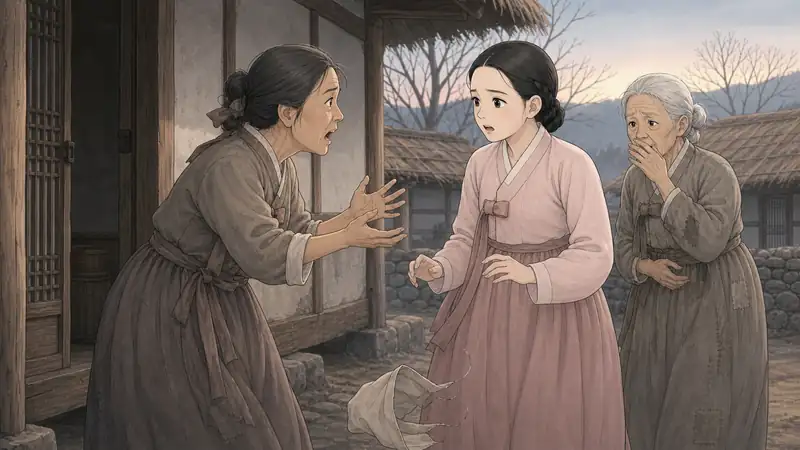 조선 야담 장면 182 - 석우의 자백 소식