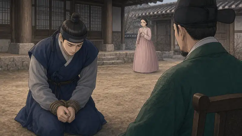 조선 야담 장면 184 - 거짓 자백