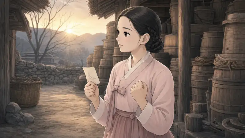 조선 야담 장면 213 - 반달 흠집을 찾아서