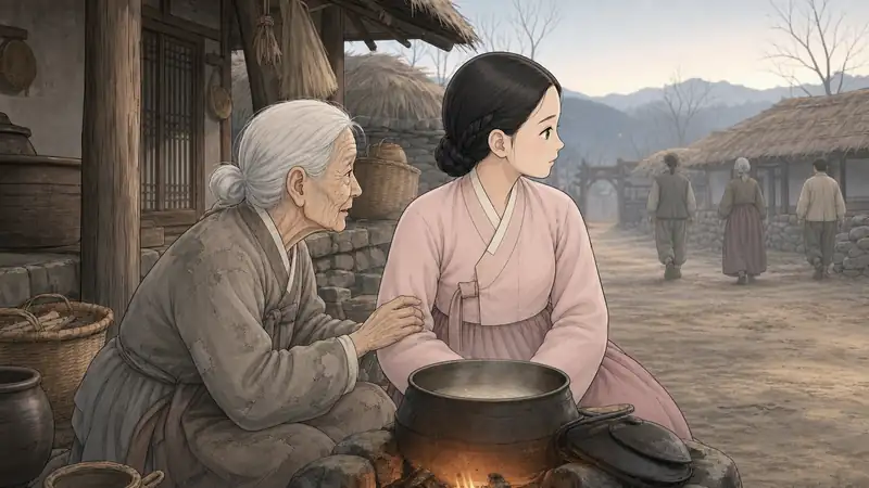 조선 야담 장면 215 - 모두가 등을 돌려도