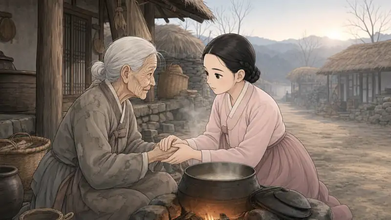 조선 야담 장면 217 - 함께 가는 길