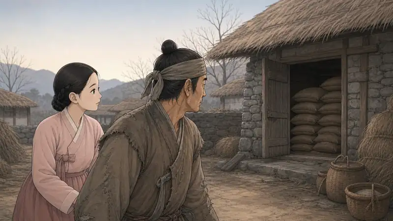 조선 야담 장면 224 - 아직 남아 있을 말통
