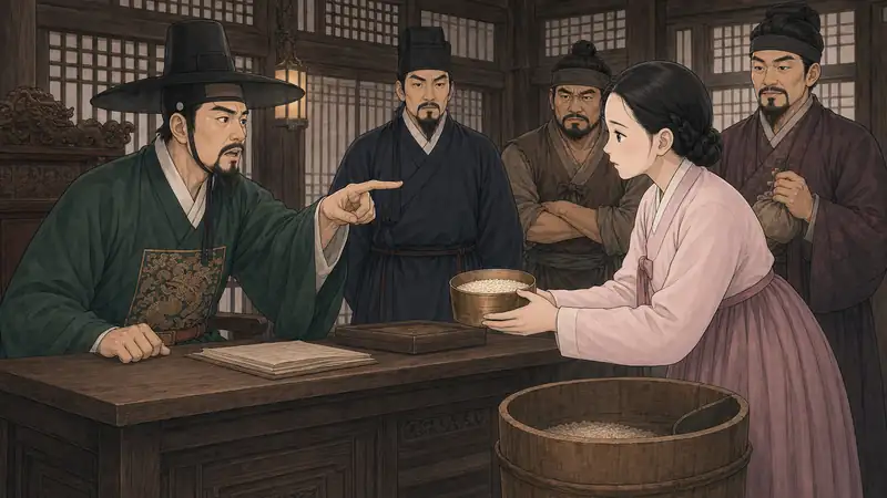 조선 야담 장면 226 - 현감의되물음