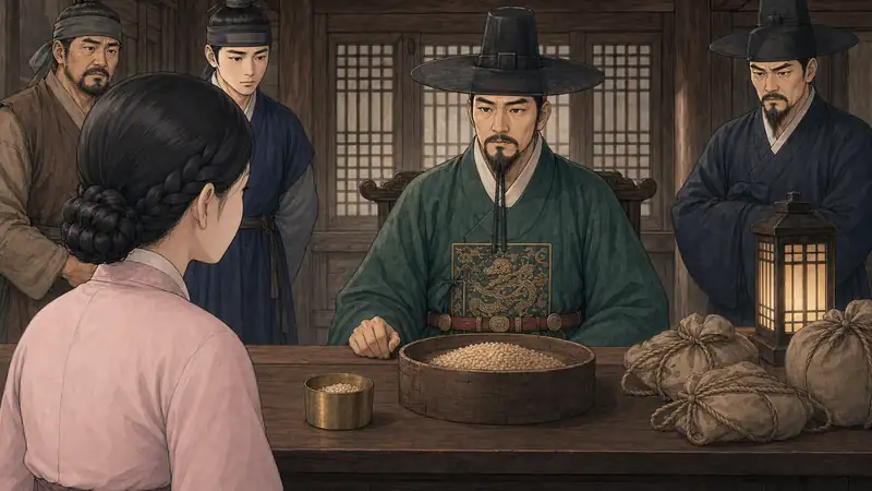 조선 야담 장면 230 - 현감의침묵과결심
