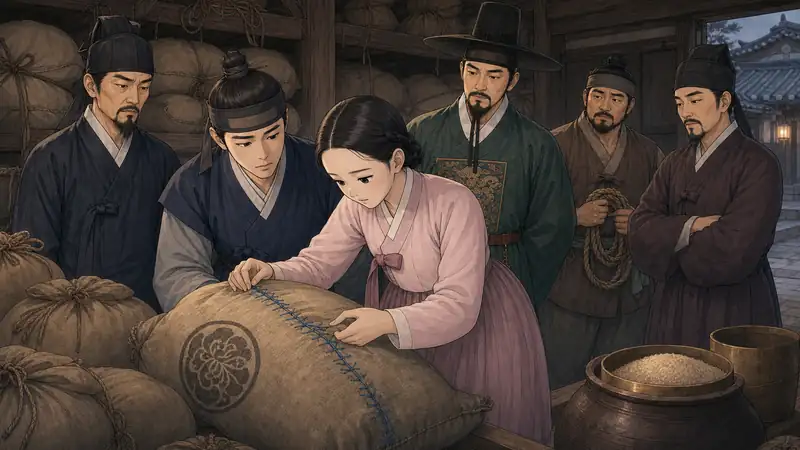 조선 야담 장면 234 - 푸른실관아자루