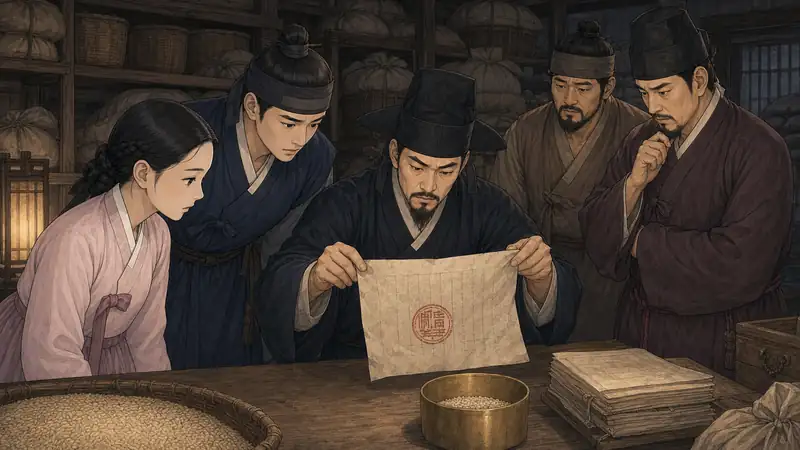 조선 야담 장면 235 - 윤호장원본기록