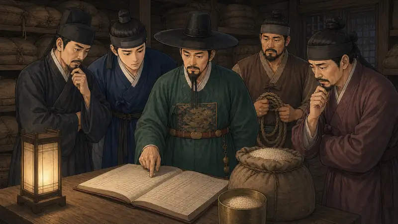 조선 야담 장면 236 - 황객주거래장부