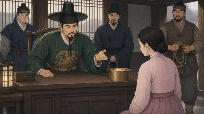 조선 야담 장면 241 - 숨김없이말하라