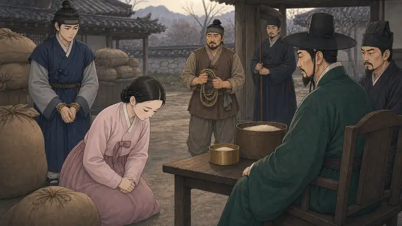 조선 야담 장면 242 - 두섬반출고백