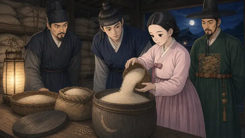 조선 야담 장면 247 - 반달말통아홉되