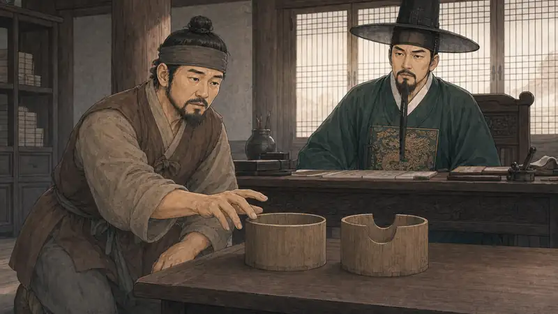 조선 야담 장면 257 - 검사뒤말통교체