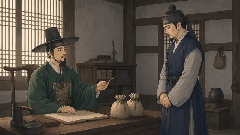조선 야담 장면 266 - 남은두섬의잘못