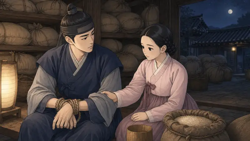 조선 야담 장면 279 - 끊기지않은남매정