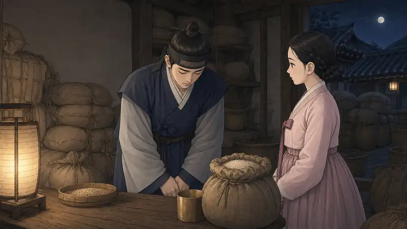 조선 야담 장면 281 - 석우의사과