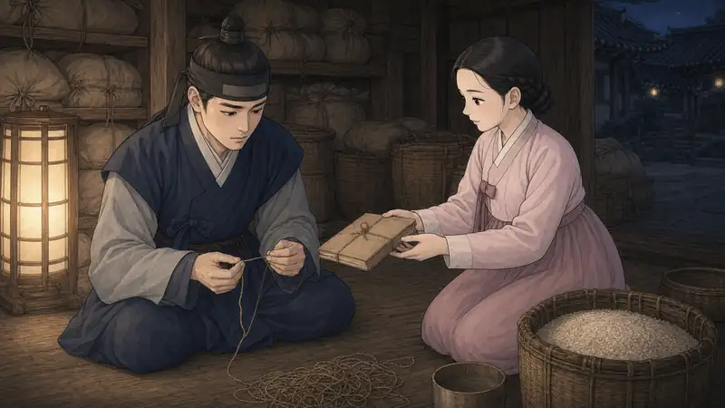 조선 야담 장면 285 - 끝까지함께풀다