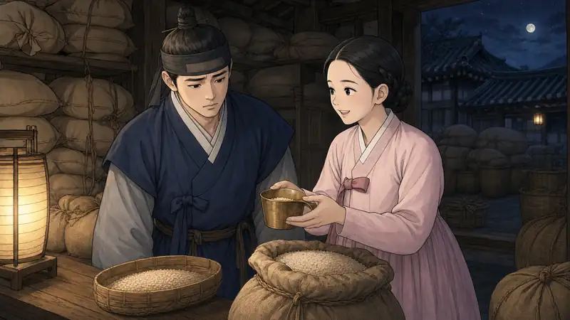 조선 야담 장면 288 - 아니요의반전